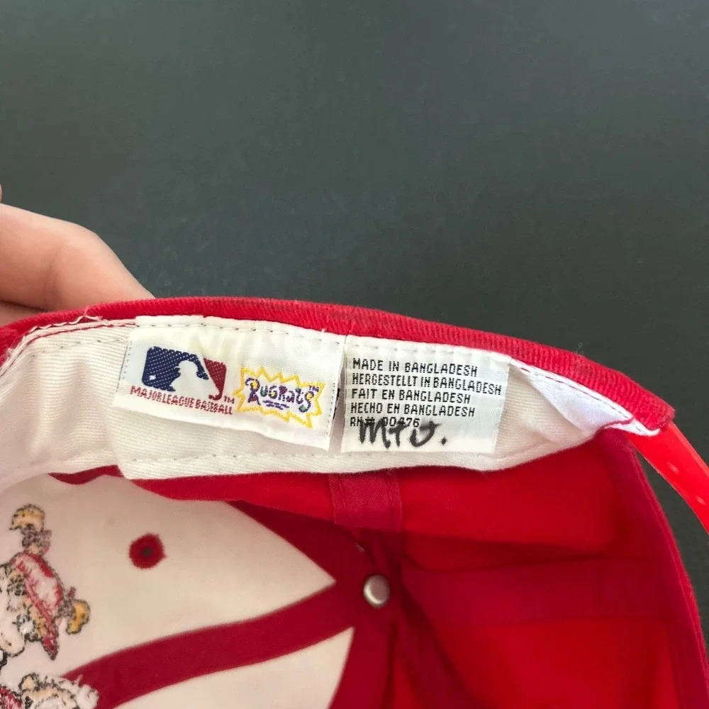 Vintage Saint Louis Cardinals Hat Cap Snap Back Adjustable Red YOUTH Rugrats MLB